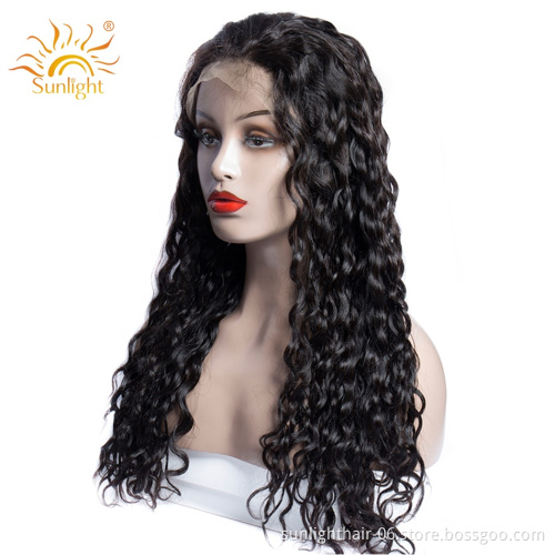 Water Wave Wig Highlight Color Wig human hair wigs Human Hair Toupee